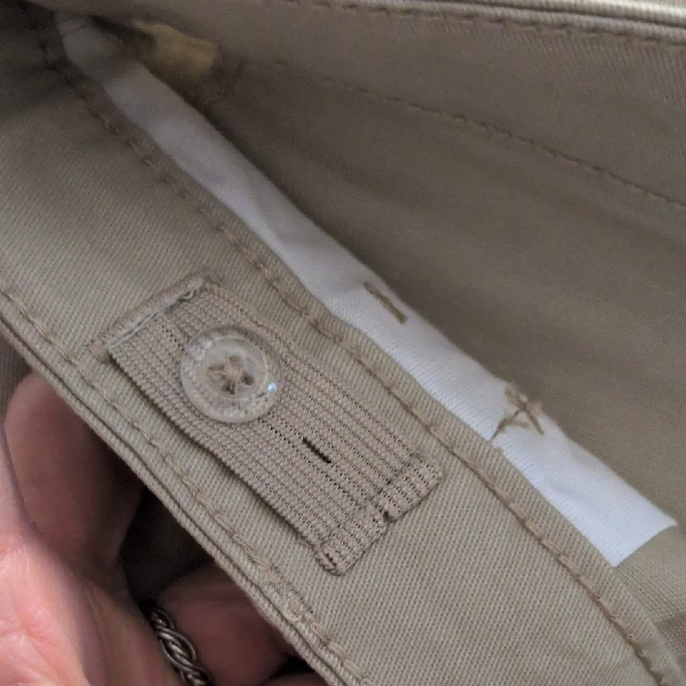 2 Pairs Old Navy Girls Sz14 Casual Bottoms - Navy, Tan Uniform
